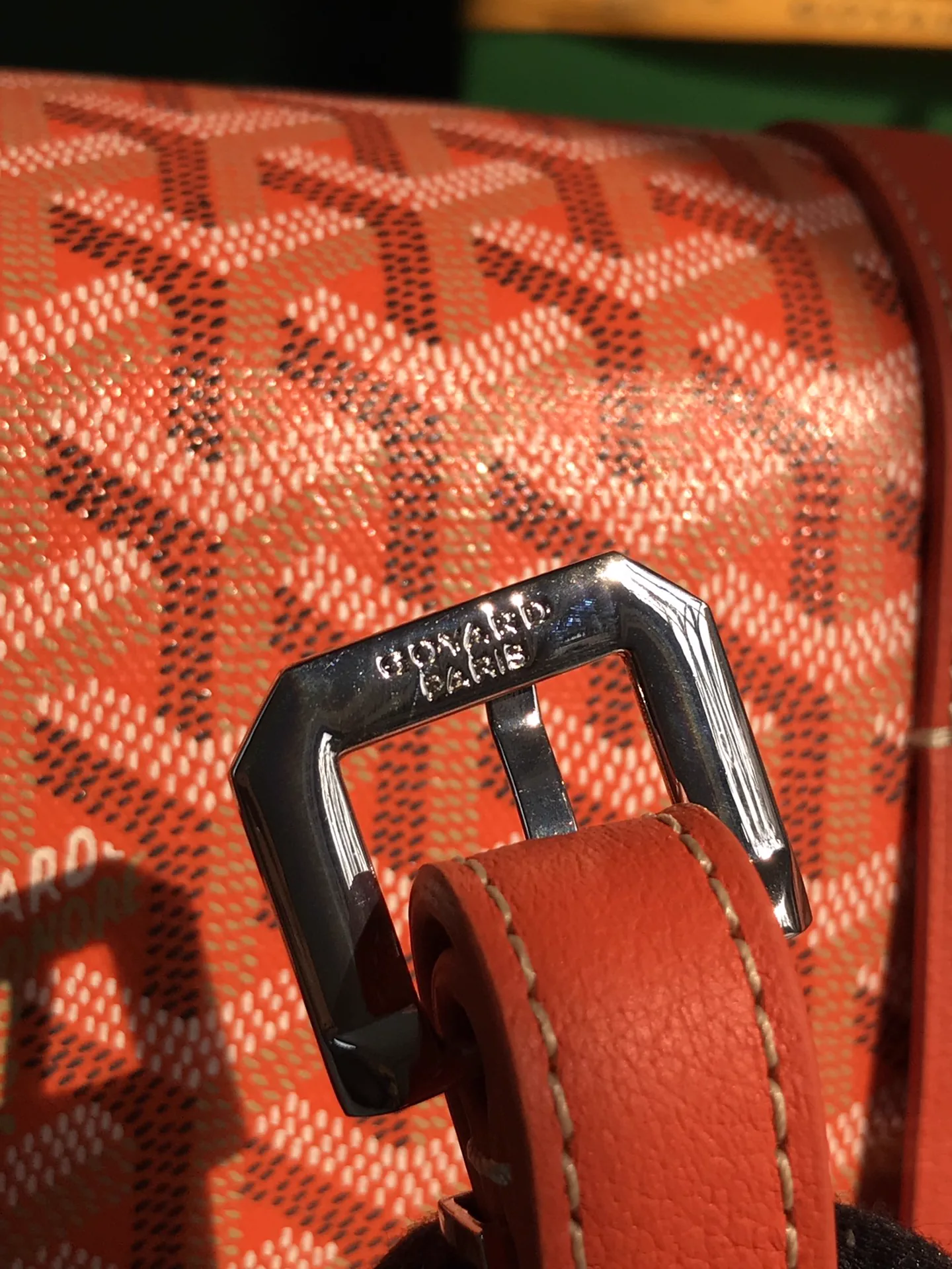 Reference image illustrating Replica Goyard Belvédère Bag: A Detailed Guide to the Iconic Chevron Shoulder Bag