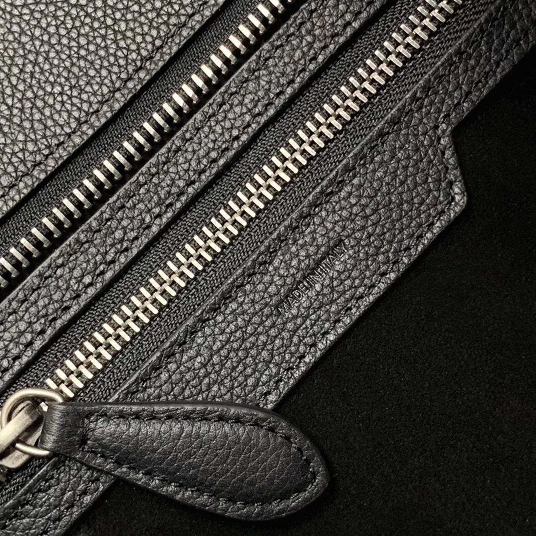 Reference image illustrating Replica Celine Micro Luggage Tote Bag in Black – Design, History & Styling Guide
