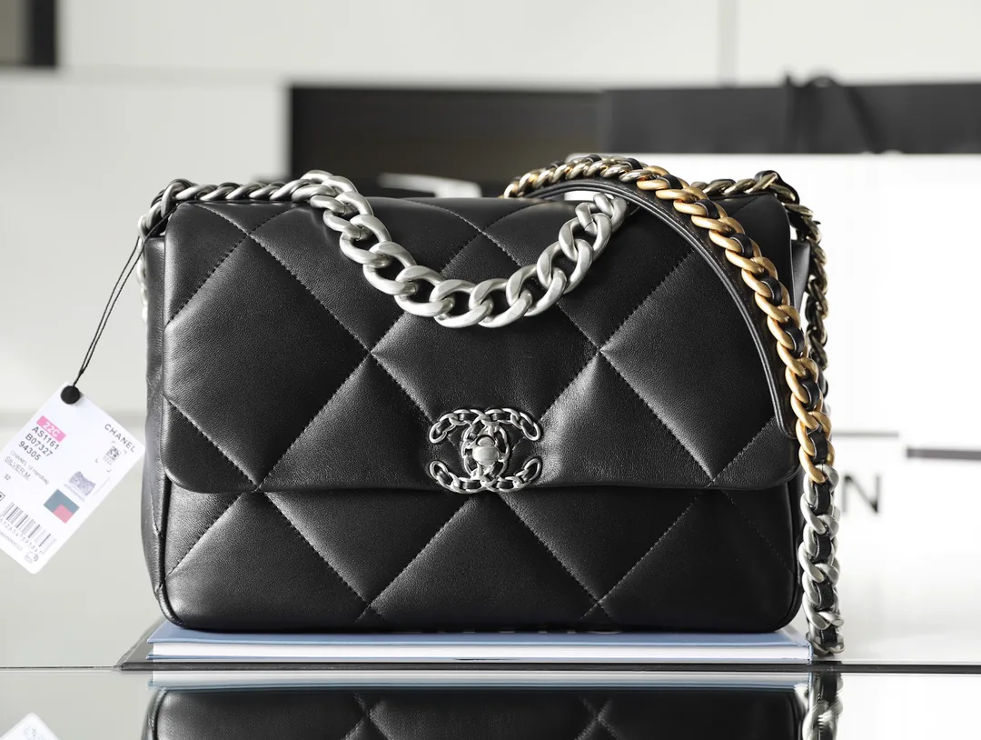 Reference image illustrating Replica Chanel 19 Flap Bag: Design, History, and Styling Guide