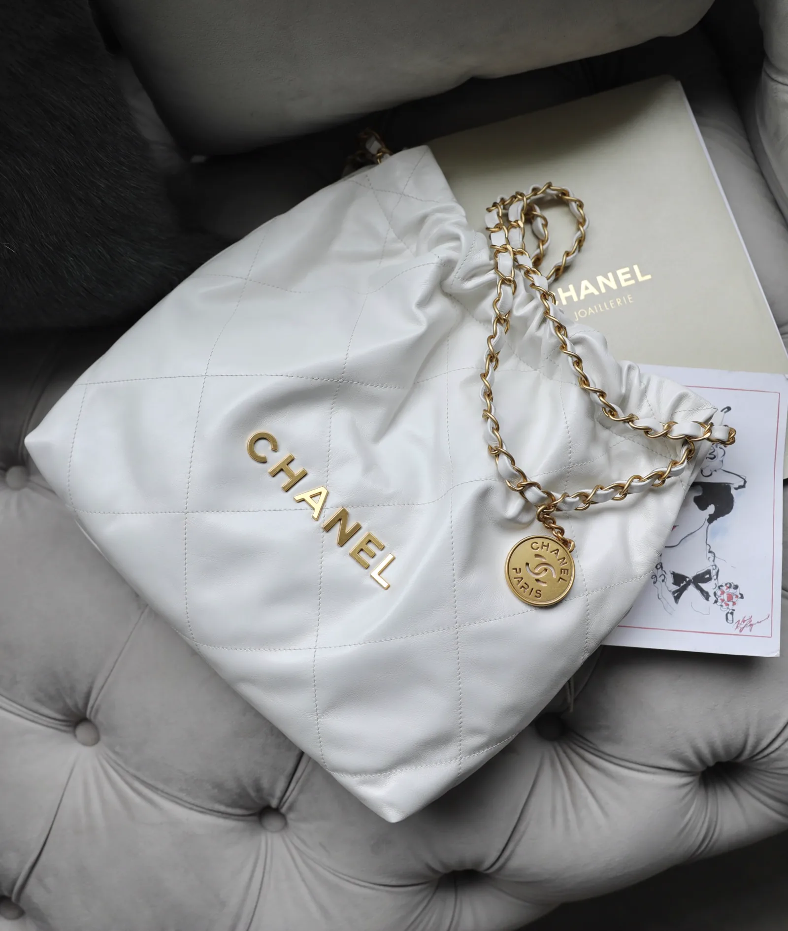 Reference image illustrating Replica Chanel 22 Small Bag: Design, History & Styling Guide