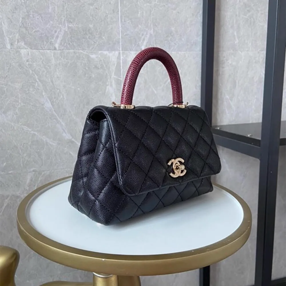 Reference image illustrating Replica Chanel Coco Handle Flap Shoulder Bag Mini – Design, History & Styling Guide