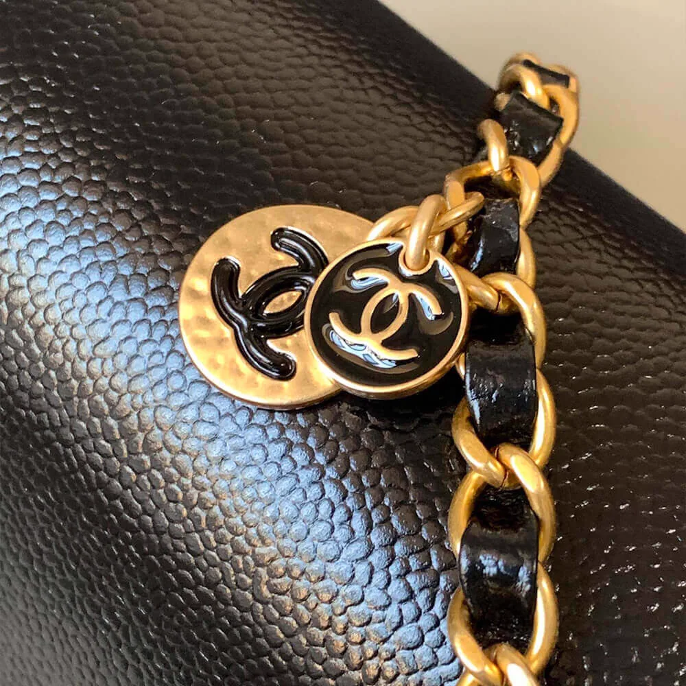 Reference image illustrating Replica CHANEL Small Flap Bag – Classic Quilted Lambskin with CC Turn-Lock Closure