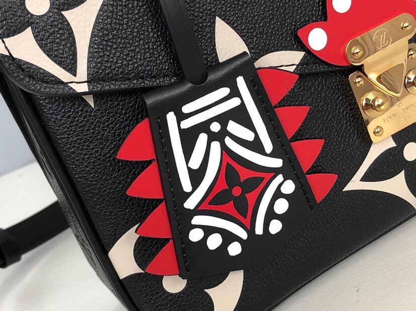Reference image illustrating Replica Louis Vuitton Pochette Metis in Monogram Canvas (Style M45385)