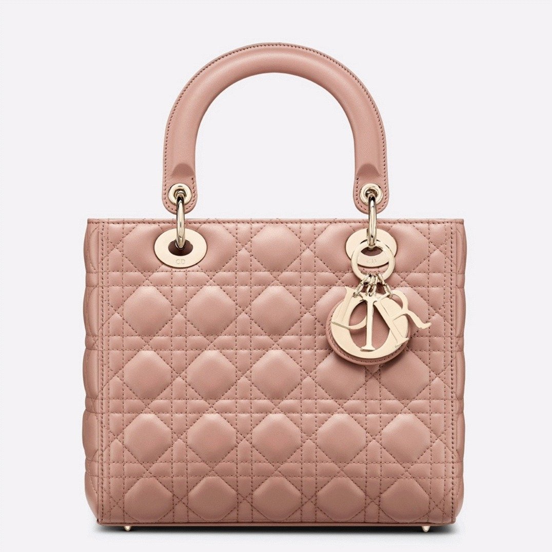 Replica Dior Lady Dior Medium Bag in Blush – Timeless Icon with Cannage Stitching thumbnail