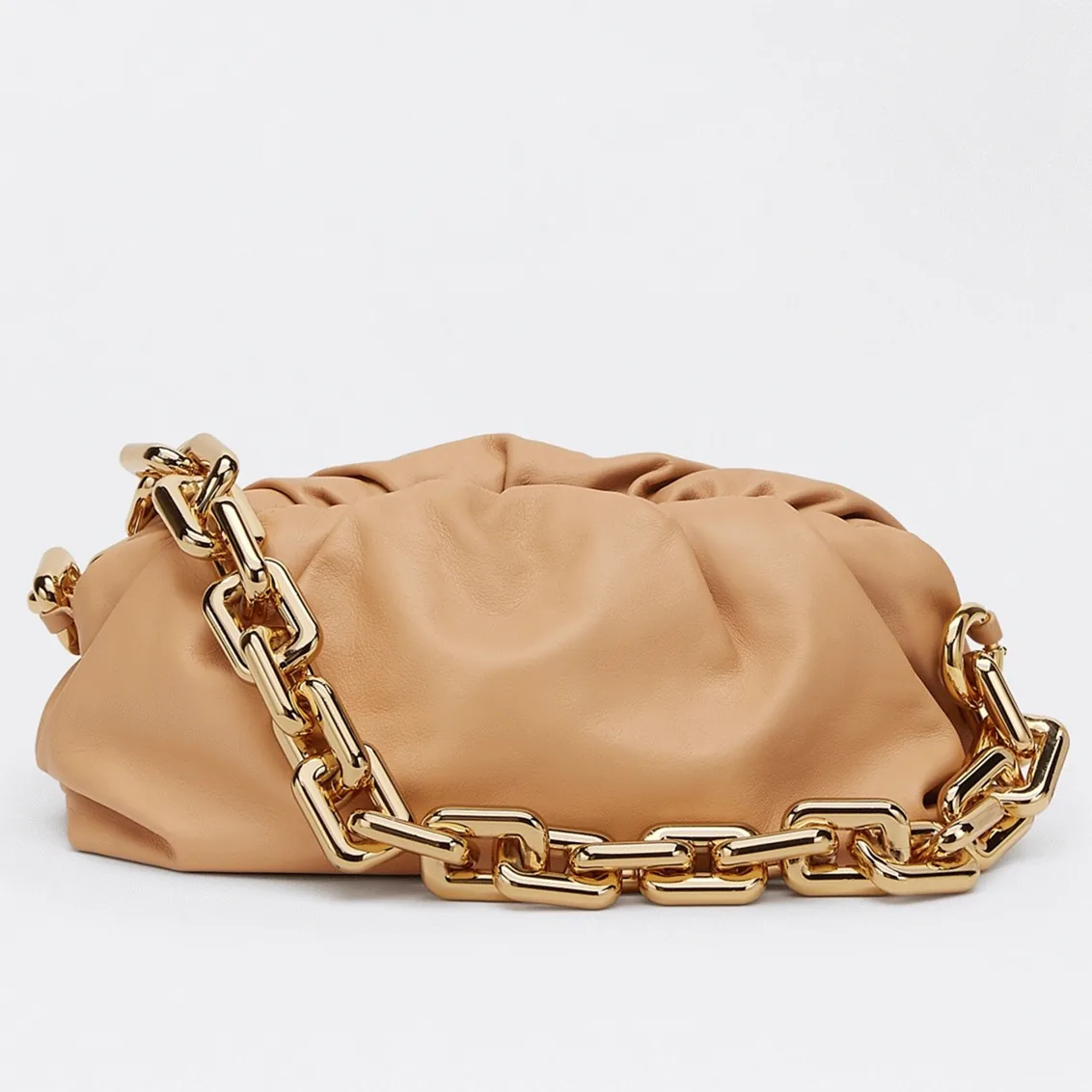 Replica Bottega Veneta The Chain Pouch Bag in Almond – Style, Design & How to Wear It thumbnail