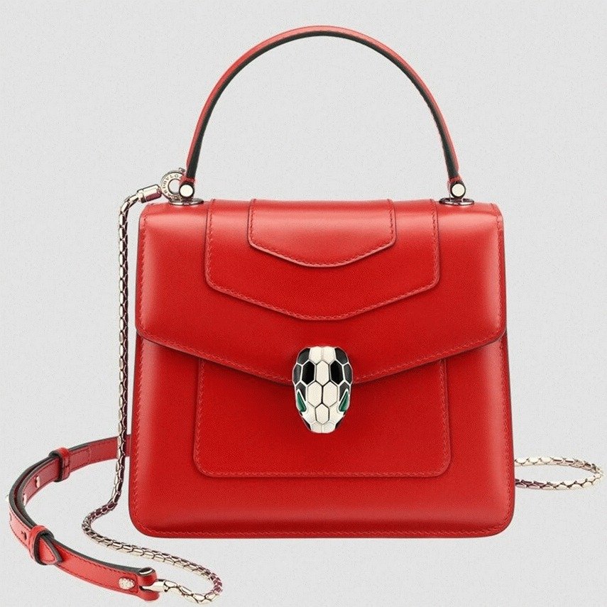 Replica Bvlgari Serpenti Forever Small Bag in Red Calfskin – Style & Design Guide thumbnail