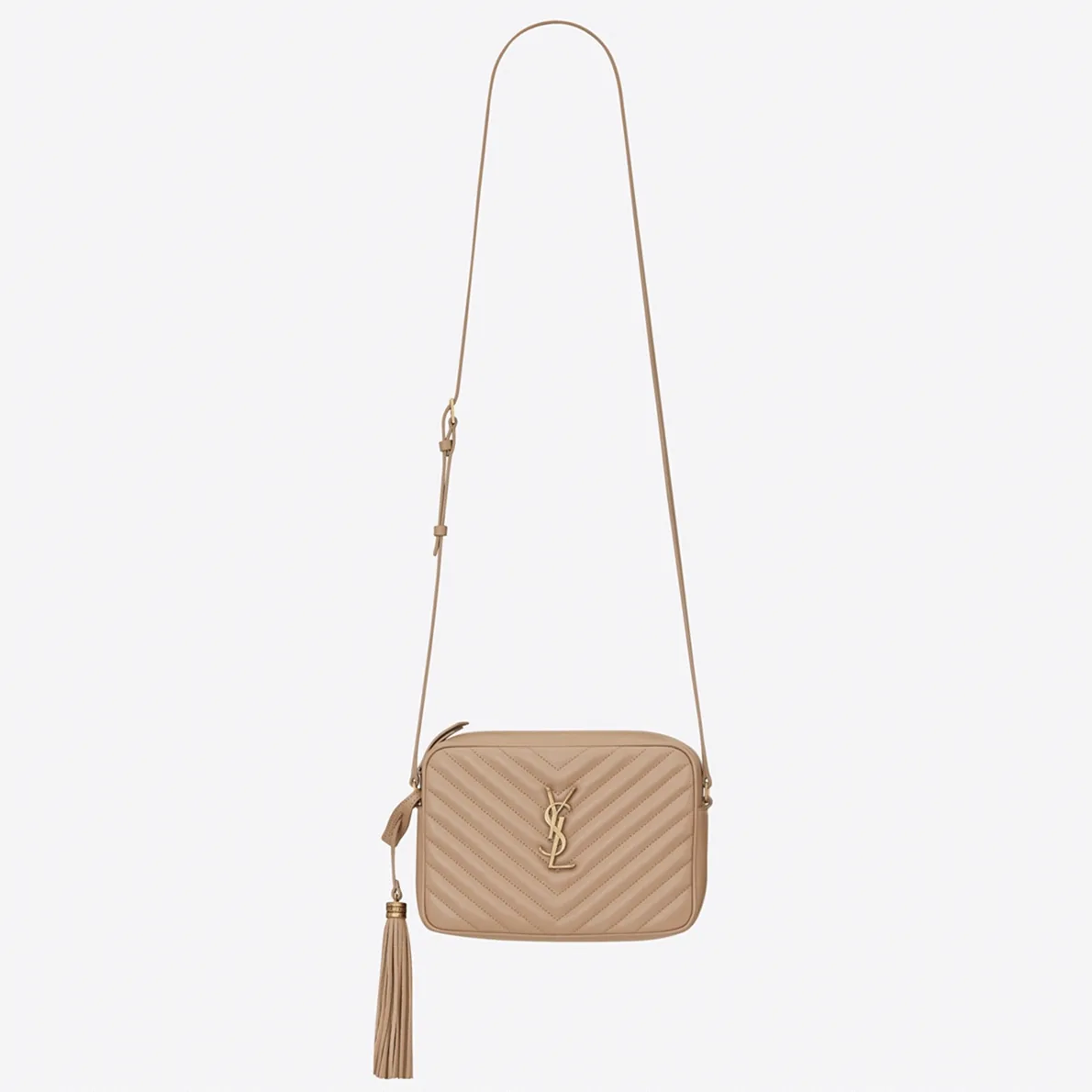 Replica Saint Laurent Lou Camera Bag in Beige – Detailed Style Guide cover image