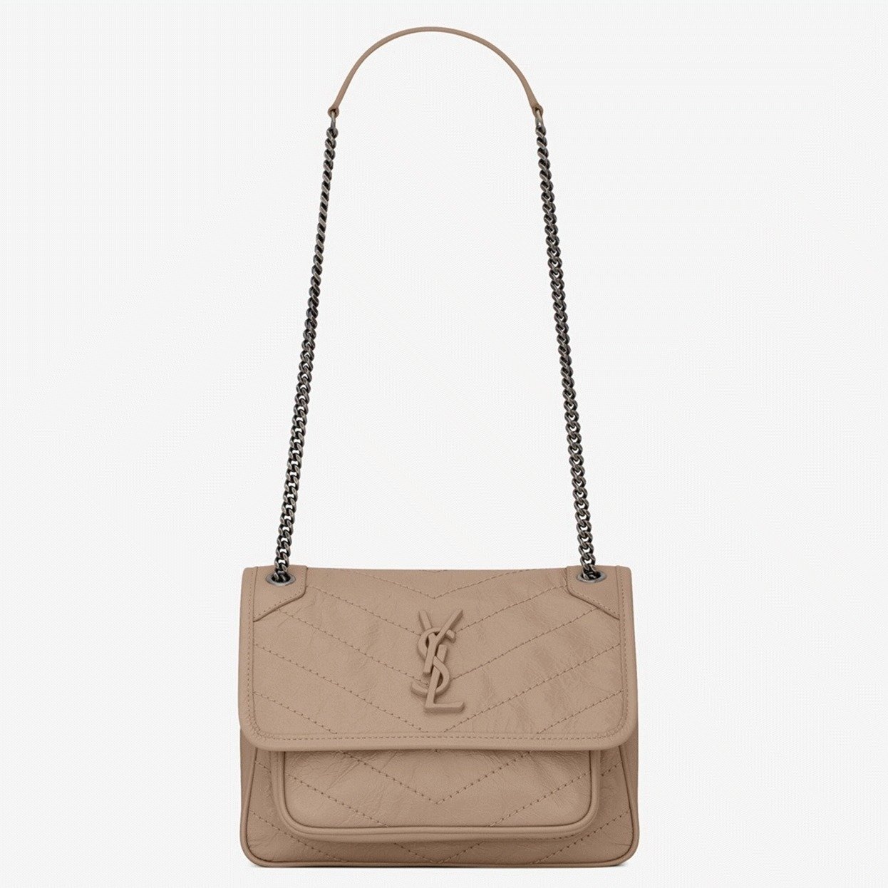 Replica Saint Laurent Niki Baby Chain Bag in Beige – A Detailed Style Guide thumbnail