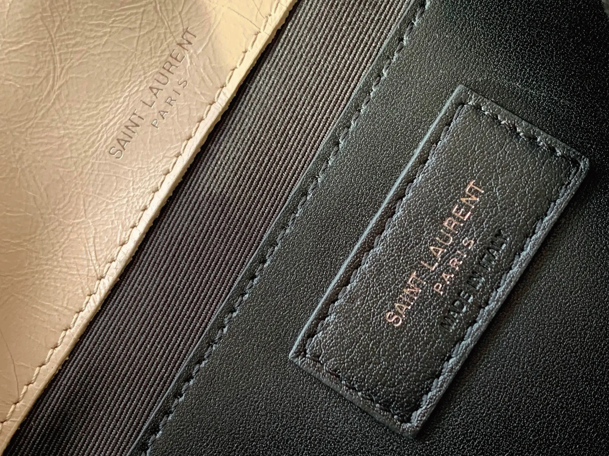 Reference image illustrating Replica Saint Laurent Niki Baby Chain Bag in Beige – A Detailed Style Guide