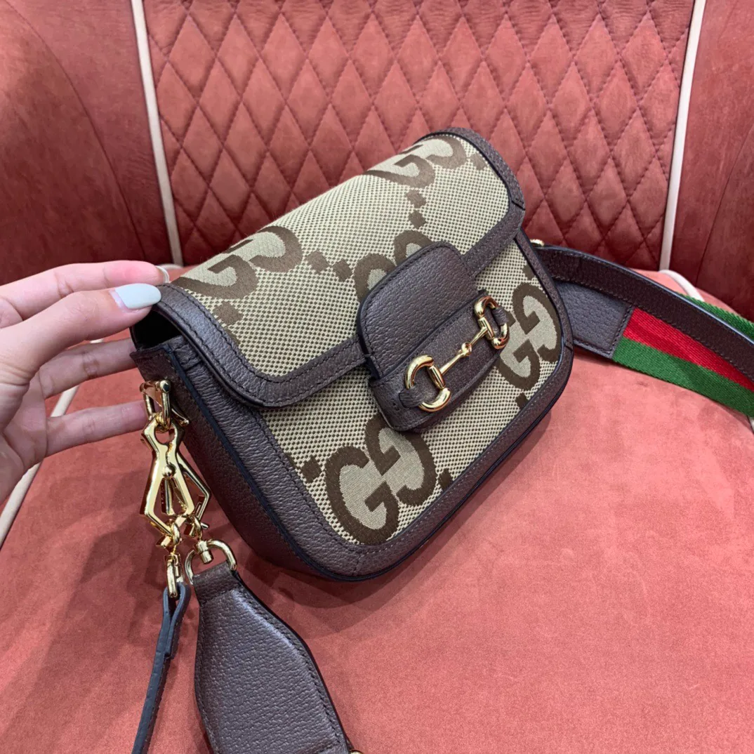 Reference image illustrating Replica Gucci GG Horsebit Mini Shoulder Bag: A Detailed Style Guide