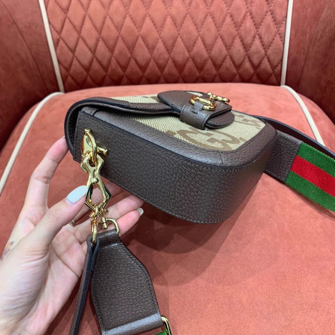 Reference image illustrating Replica Gucci GG Horsebit Mini Shoulder Bag: A Detailed Style Guide