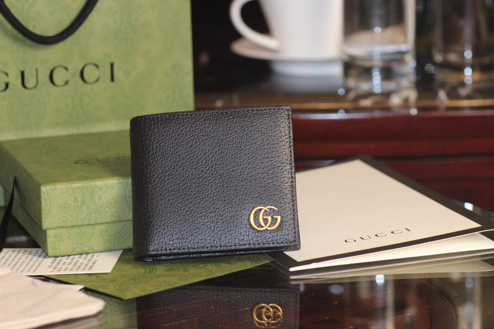 Replica GG Marmont Leather Bi-Fold Wallet – Detailed Style Guide & History cover image