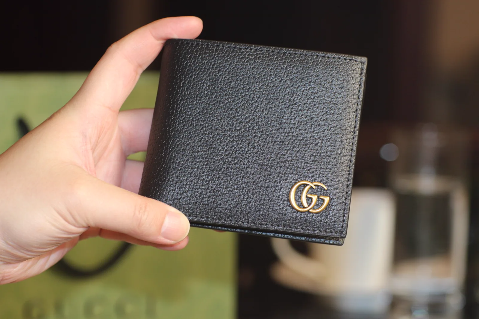 Reference image illustrating Replica GG Marmont Leather Bi-Fold Wallet – Detailed Style Guide & History