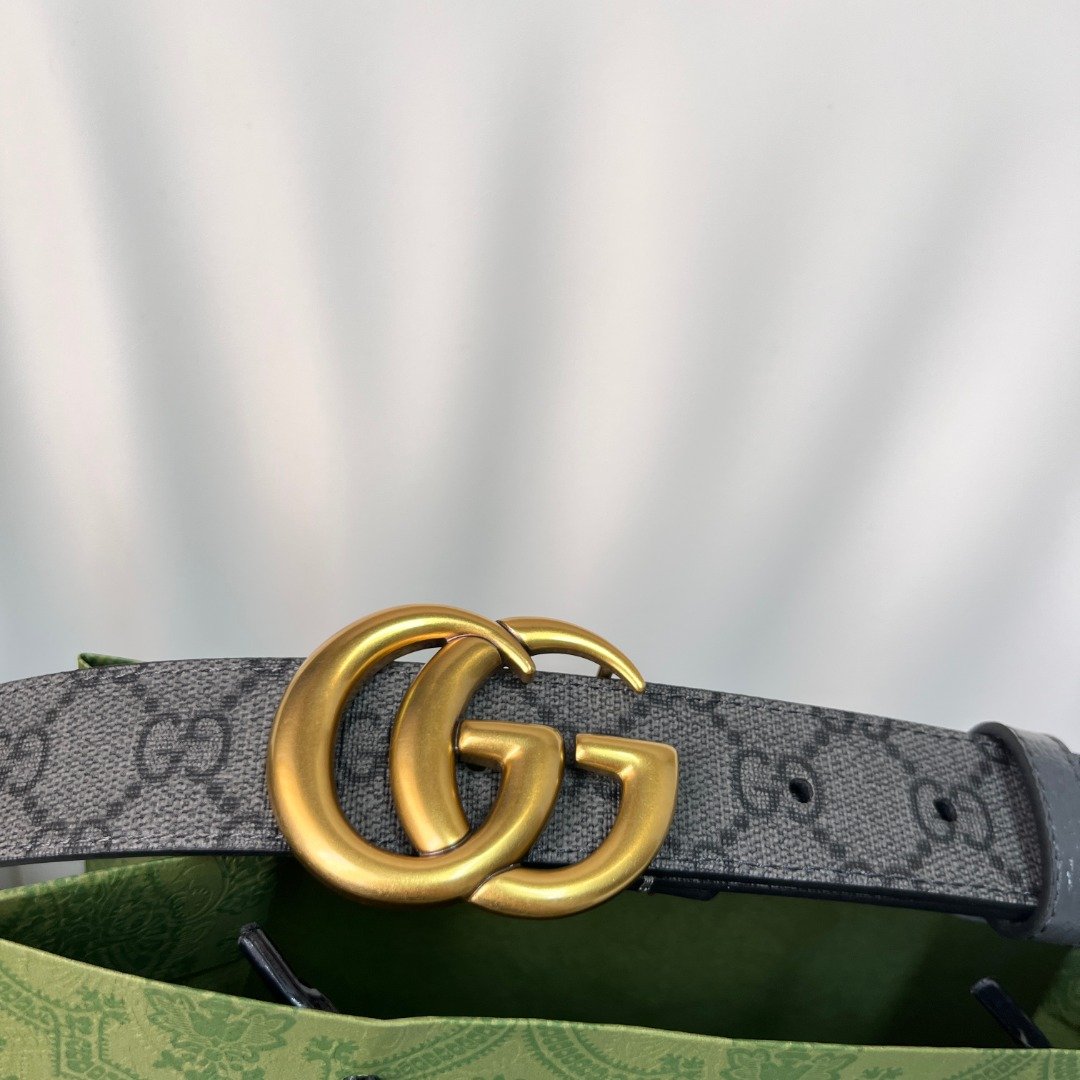 Reference image illustrating Replica Gucci GG Marmont Reversible Belt – Style, Design & History