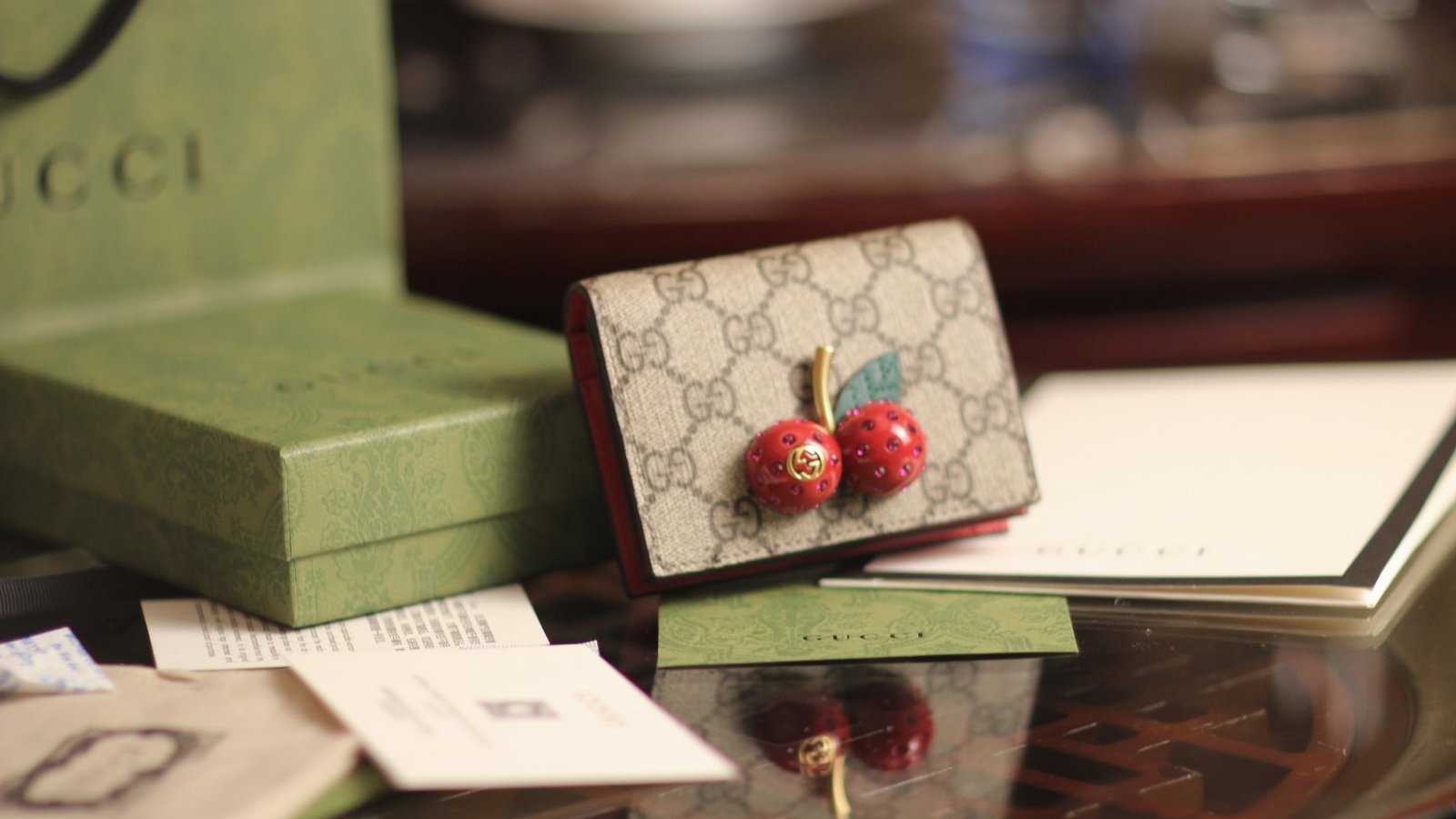 Replica Gucci Cherry Wallet: A Detailed Look at the Playful Icon cover image