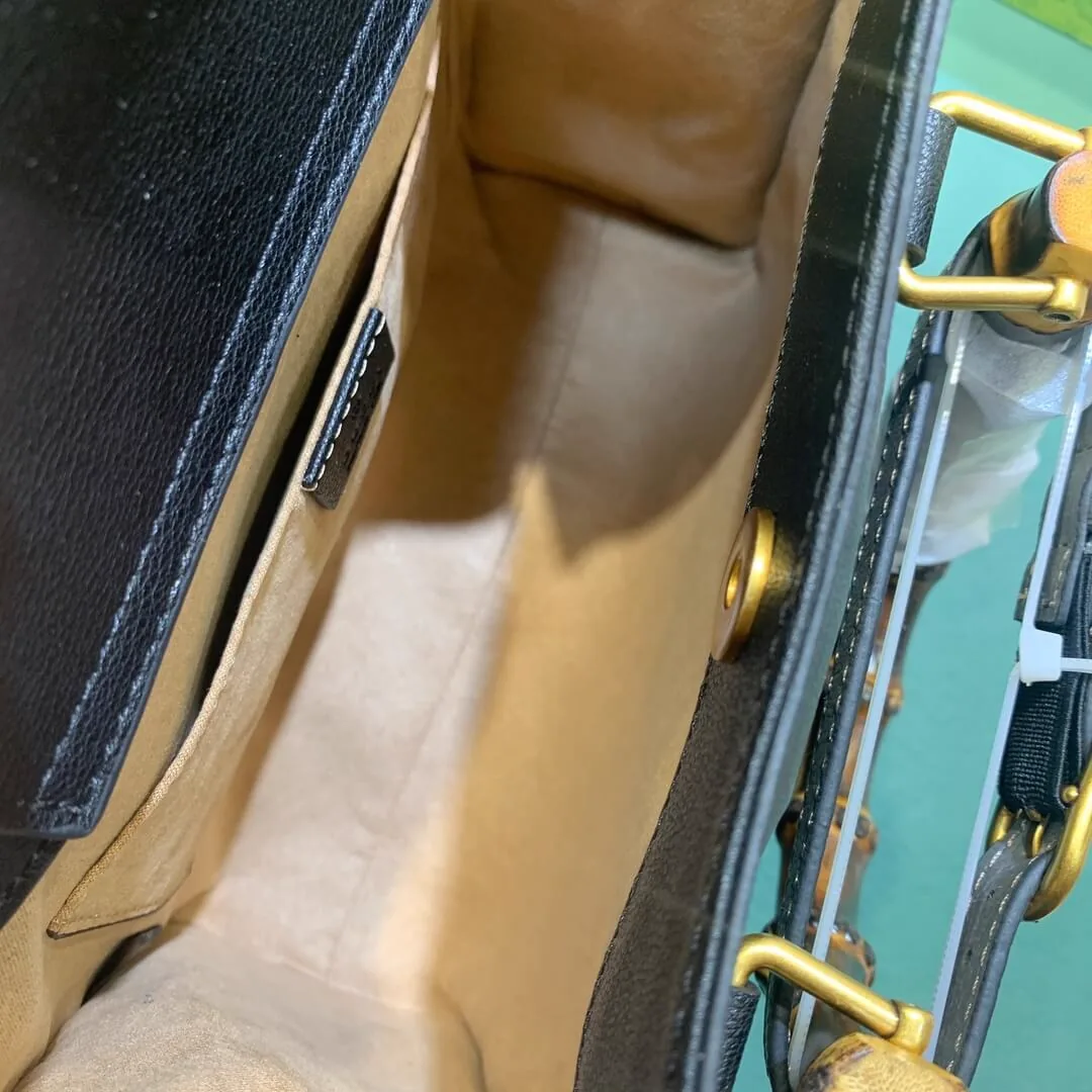 Reference image illustrating Replica Gucci Diana Bamboo Small Tote Bag – A Detailed Style Guide