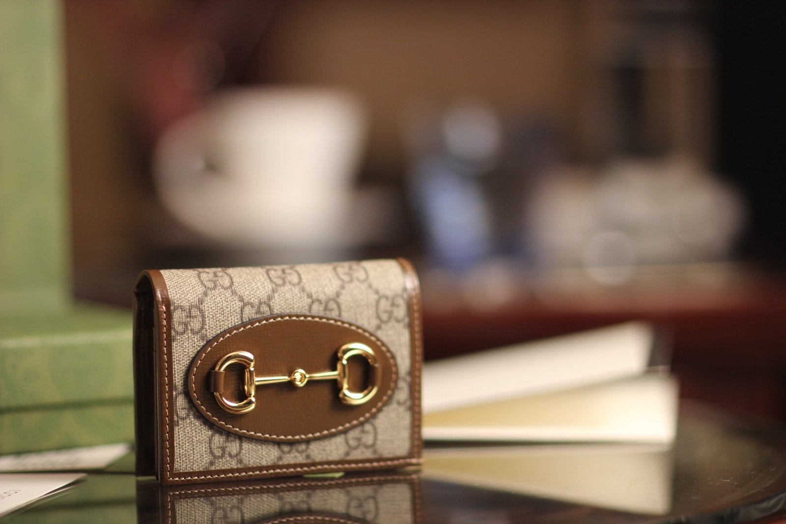 Replica Gucci Horsebit 1955 Card Case Wallet – Compact Iconic Style cover image