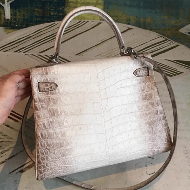 Replica Hermès Kelly 28cm in Himalaya Niloticus Crocodile – A Detailed Style Guide cover image