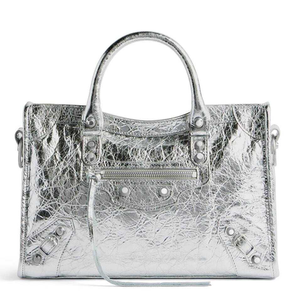 Replica Balenciaga Le City Small Bag Silver Metallic Lambskin – A Detailed Style Guide thumbnail
