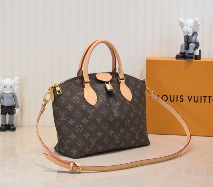 Reference image illustrating Replica Louis Vuitton Monogram Canvas Boetie PM Tote – Classic LV Tote Style Guide