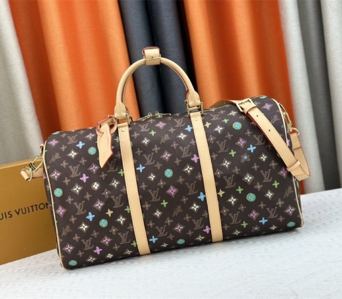 Replica Louis Vuitton Monogram Craggy Keepall Travel 50 Bag in Chocolate – A Detailed Style Guide cover image