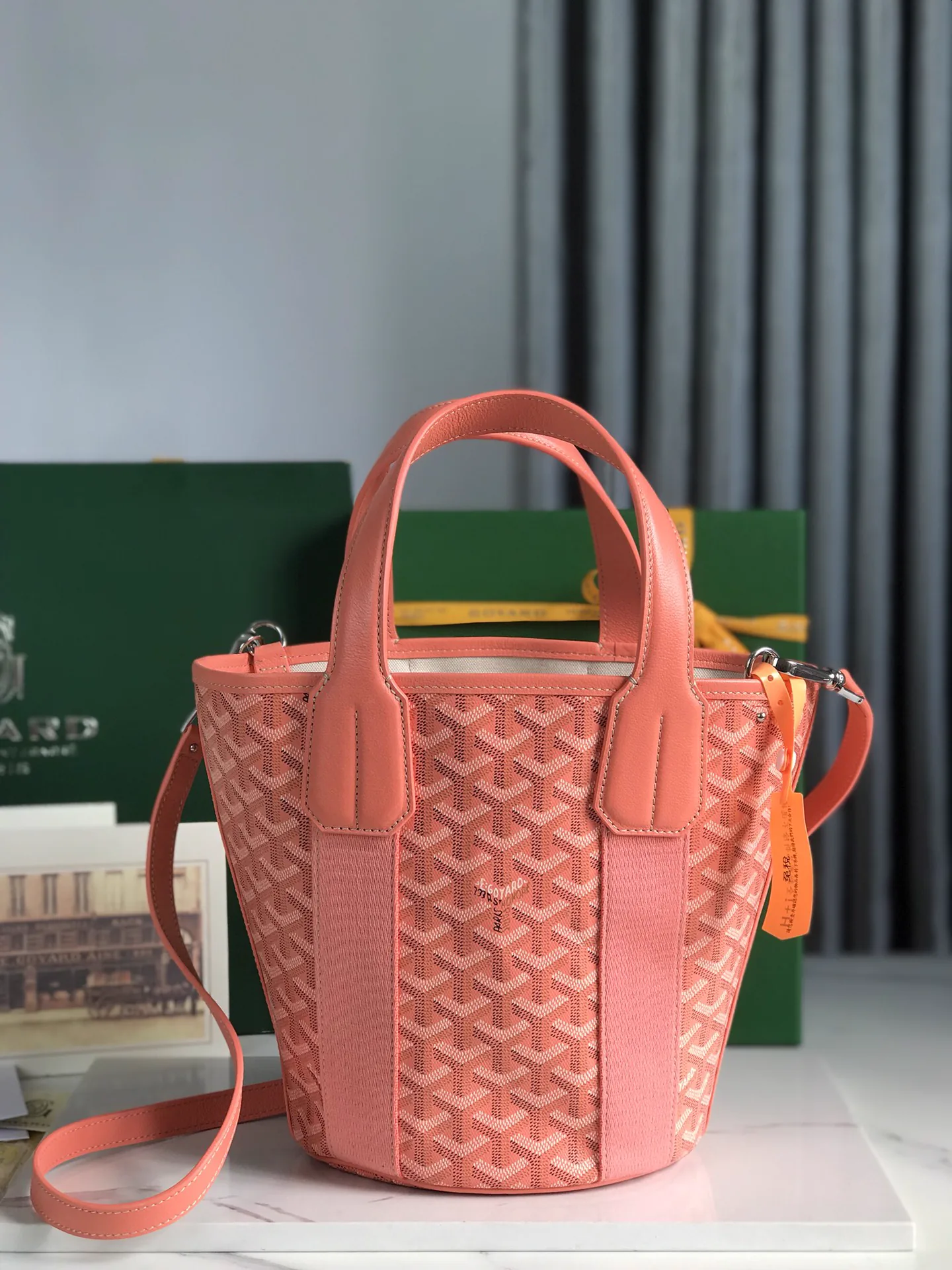 Replica Goyard St. Louis Tote GM (Unconfirmed Model) – Timeless Chevron Canvas Tote thumbnail