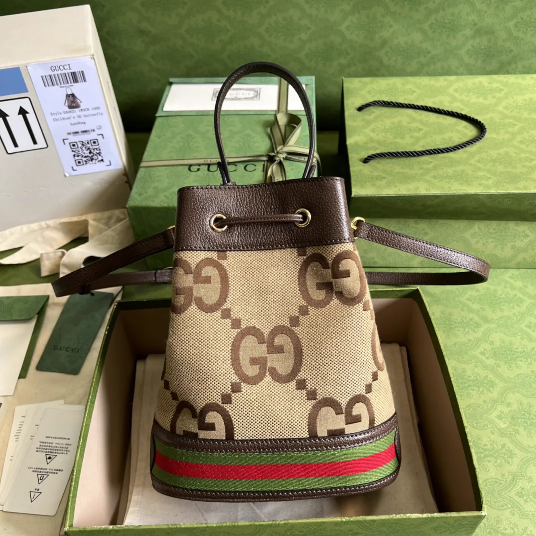 Reference image illustrating Replica Gucci Ophidia Small GG Bucket Bag – Iconic Silhouette & Design Details