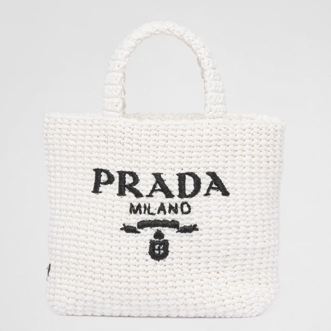 Replica Prada Crochet Tote Bag in White Raffia-Effect Yarn – A Detailed Style Guide cover image