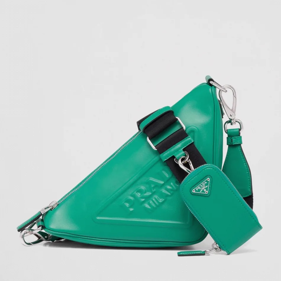 Replica Prada Triangle Shoulder Bag in Green – Design, History & Styling Guide cover image