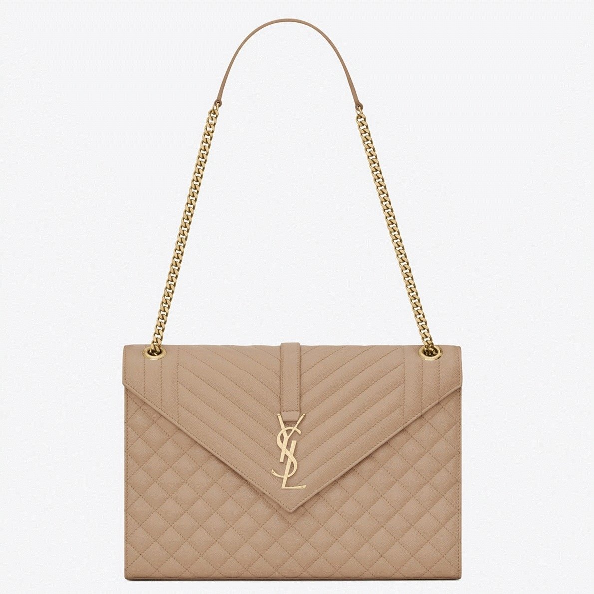 Replica Saint Laurent Envelope Large Bag Beige – Design, History & Styling Guide cover image