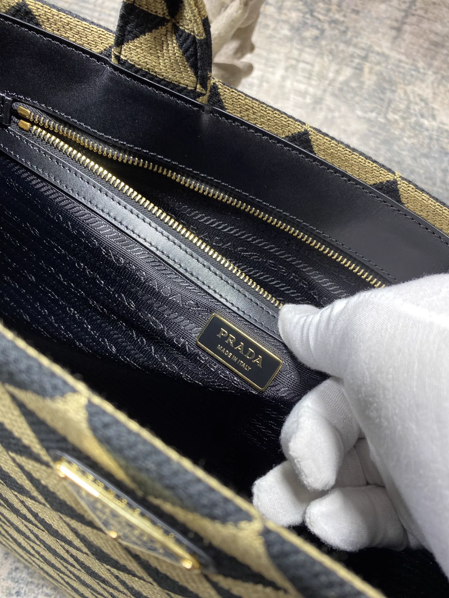 Reference image illustrating Replica Symbole Bucket Bag: A Detailed Look at the Prada-Inspired Design
