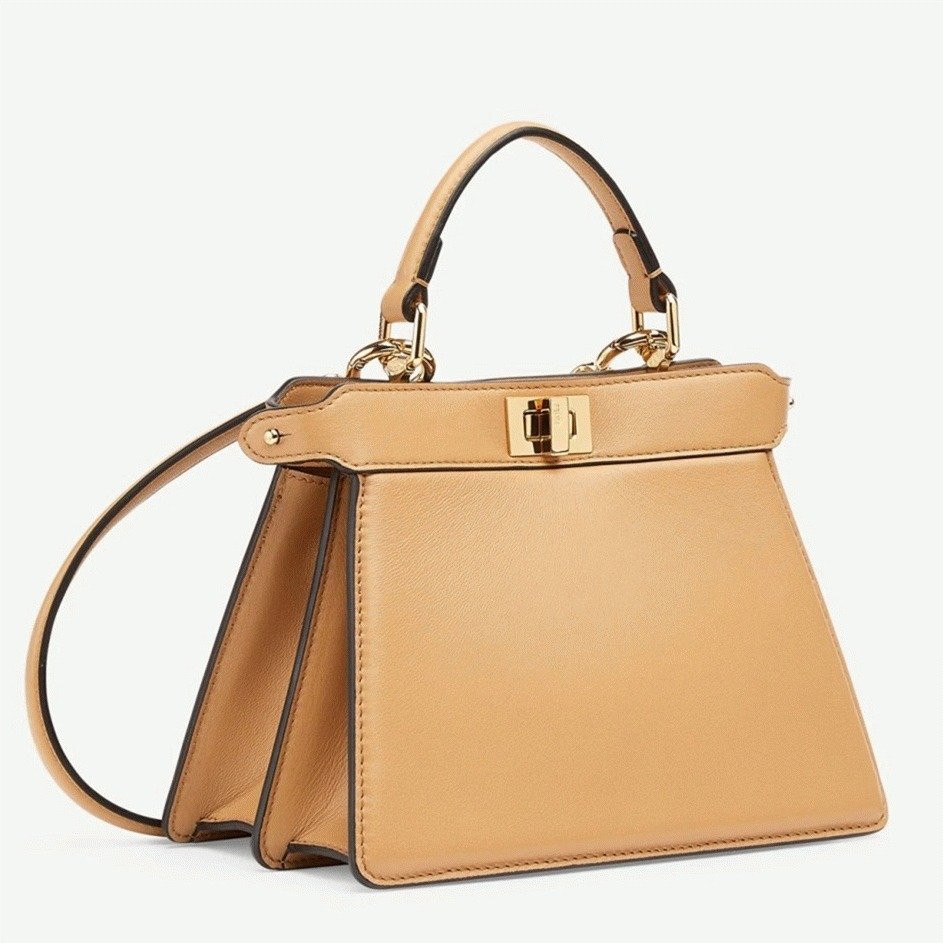 Replica Fendi Peekaboo ISeeU Petite Bag in Beige Nappa Leather – Style Guide & History cover image