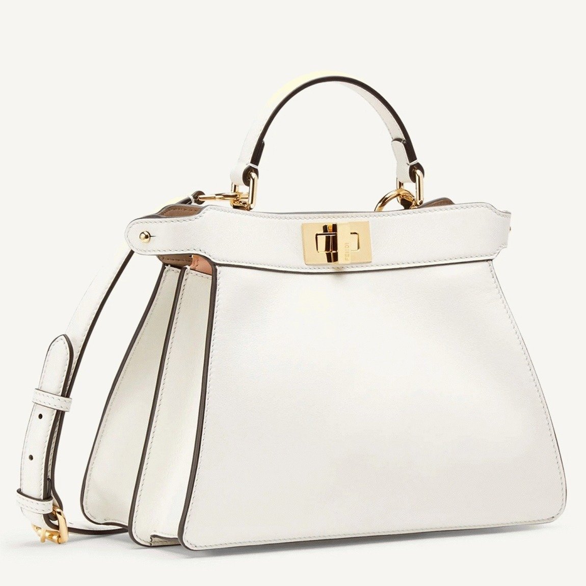 Replica Fendi Peekaboo ISeeU Small Bag in White Calfskin – Design, History & Styling Guide thumbnail