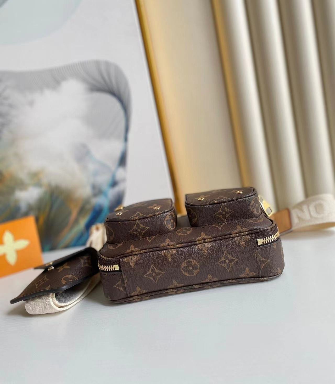 Reference image illustrating Replica Utility Crossbody Bag Inspired by Louis Vuitton's Iconic Silhouette