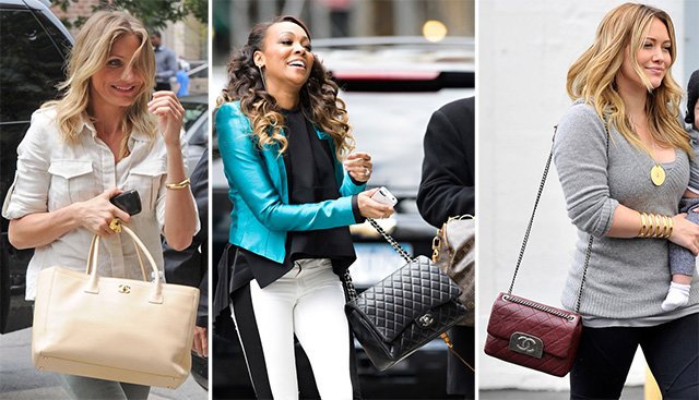 Reference image illustrating 100 Celebrities and Their Most-Loved Chanel Handbags: A Style Icon Guide