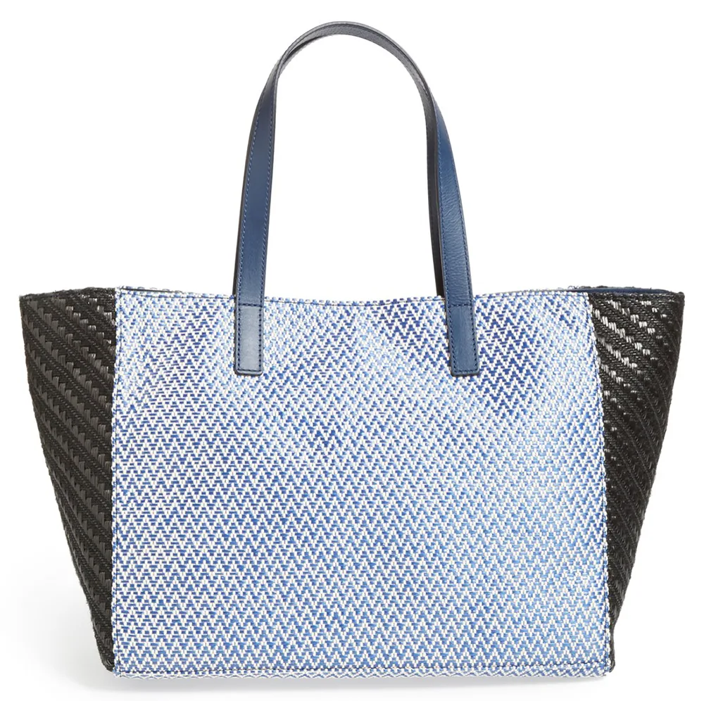 Reference image illustrating 16 Designer Beach Bags for Every Budget: From $88 Totes to Luxury Straw Shoppers