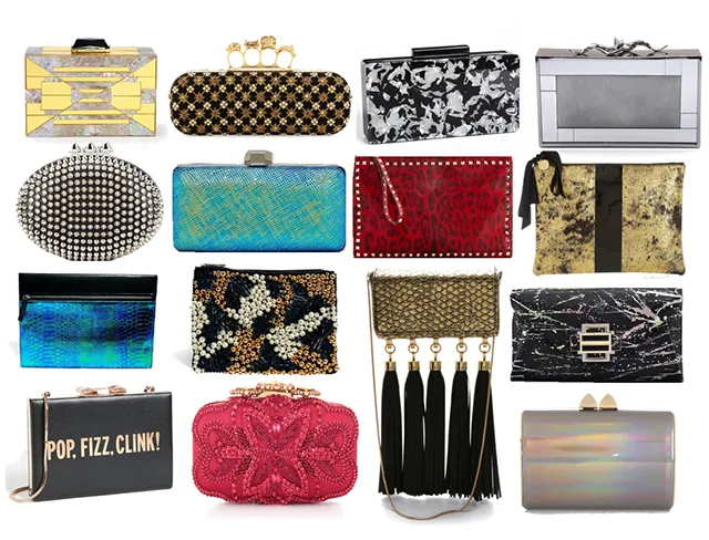 Reference image illustrating 20 Party-Ready Clutch Bags for Holiday Celebrations: From $45 to Luxury