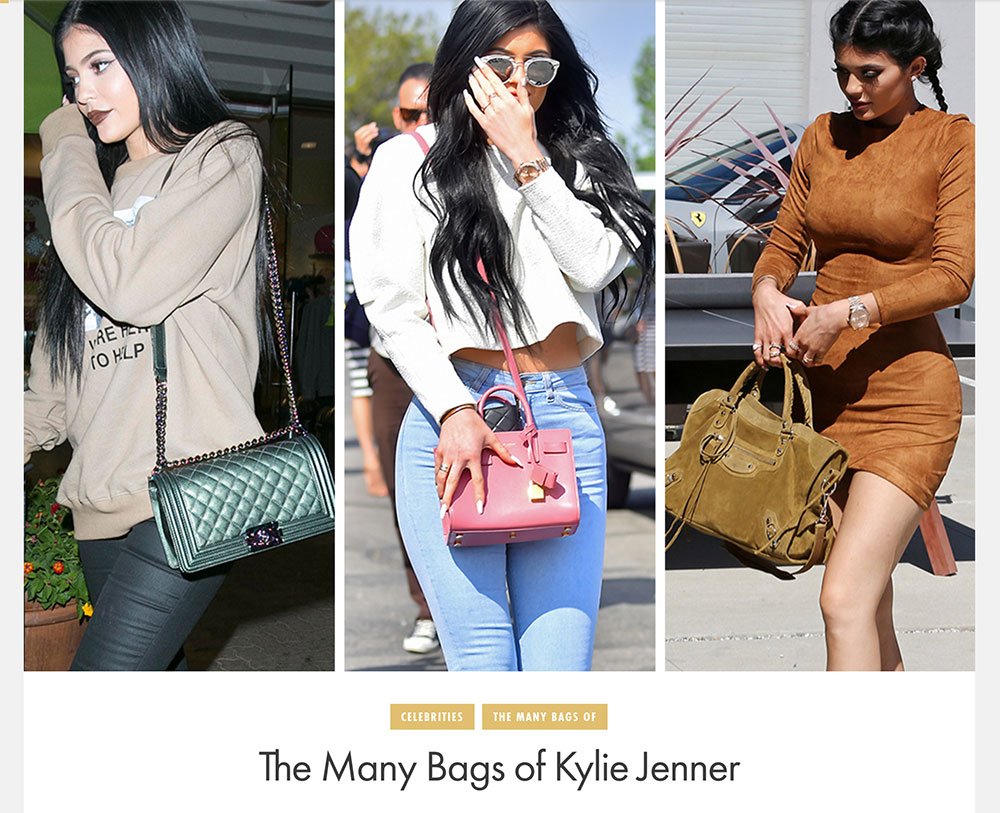 Reference image illustrating 2016's Most-Read Handbag Stories: Chanel, Céline, Hermès & Celebrity Style