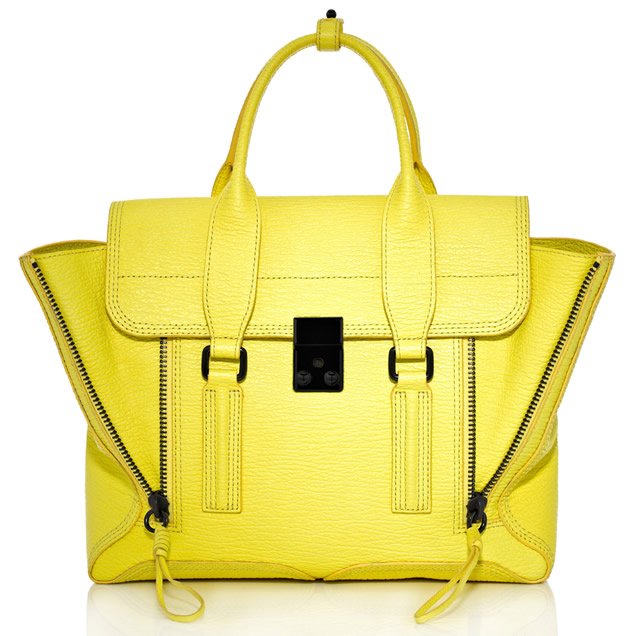 Reference image illustrating 3.1 Phillip Lim Spring 2013 Pashli Satchel: Faded Floral Canvas and Beyond
