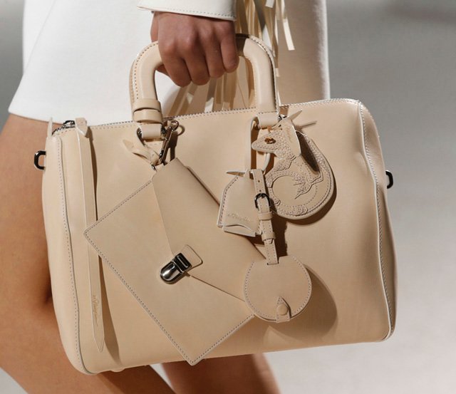 Reference image illustrating 3.1 Phillip Lim Spring 2014 Handbags: Nature-Inspired Luxury with a Prada Edge