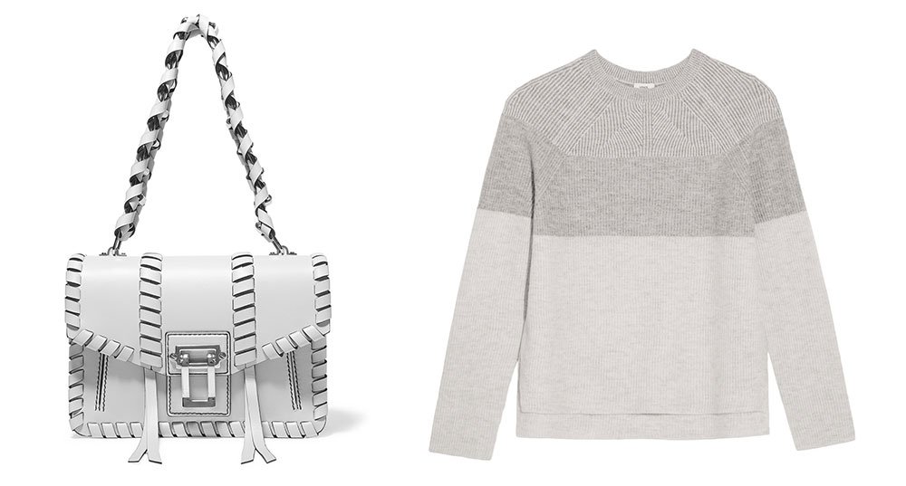 Reference image illustrating 8 Effortless Sweater and Handbag Pairings for Fall 2016 | Luxury Style Guide