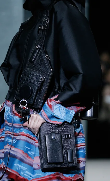 Reference image illustrating Alexander Wang Fall 2014 Handbags: Utilitarian Design Meets Urban Edge