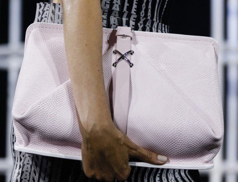 Alexander Wang Spring 2014 Handbags: Refined Shapes and Wearable Luxury on the Runway thumbnail