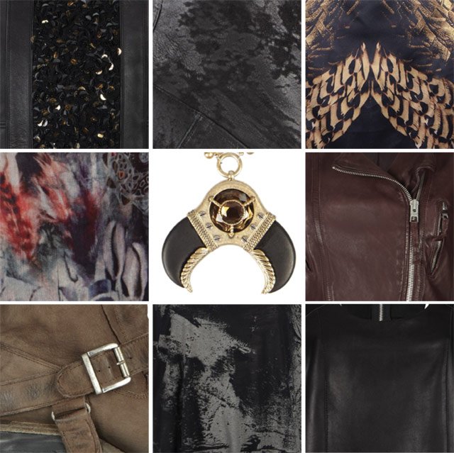 Reference image illustrating AllSaints Fall 2012 Edit: Edgy Leather Totes, Booties & Must-Have Accessories