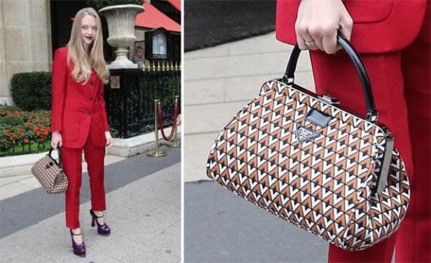 Amanda Seyfried Goes Avant-Garde in Head-to-Toe Prada at Paris Fashion Week thumbnail