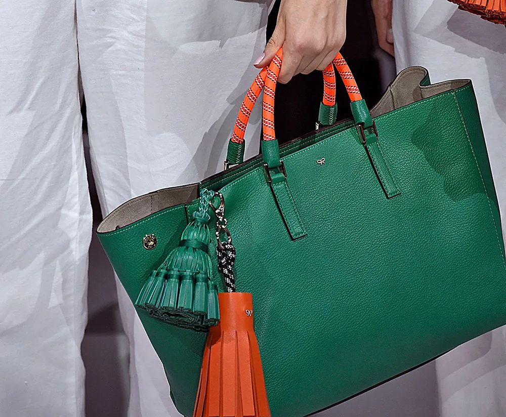 Reference image illustrating Anya Hindmarch Spring 2015 Handbags: Pop Art Meets Luxury Leather