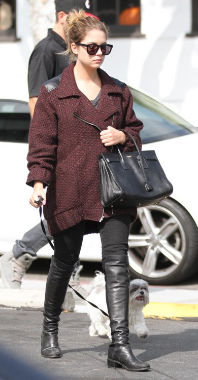 Reference image illustrating Ashley Benson’s Saint Laurent Sac de Jour: A Celebrity-Favorite Minimalist Tote