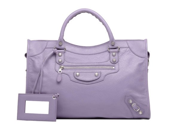 Reference image illustrating Balenciaga Holiday 2011 Collection: Pastel Hamilton Goatskin Bags Now Online