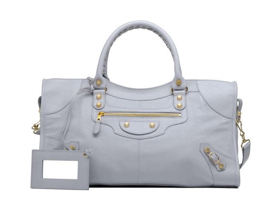 Reference image illustrating Balenciaga Holiday 2011 Collection: Pastel Hamilton Goatskin Bags Now Online