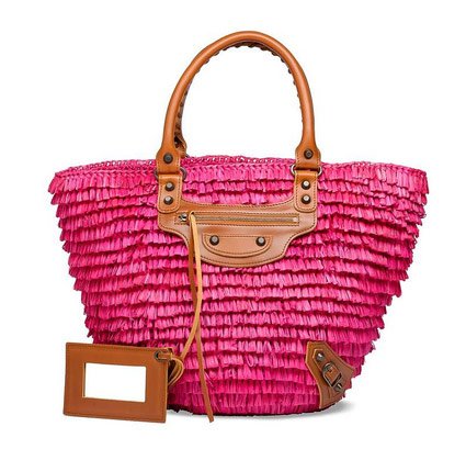 Reference image illustrating Balenciaga Panier Basket Tote: The Ultimate Luxury Straw Bag for Summer